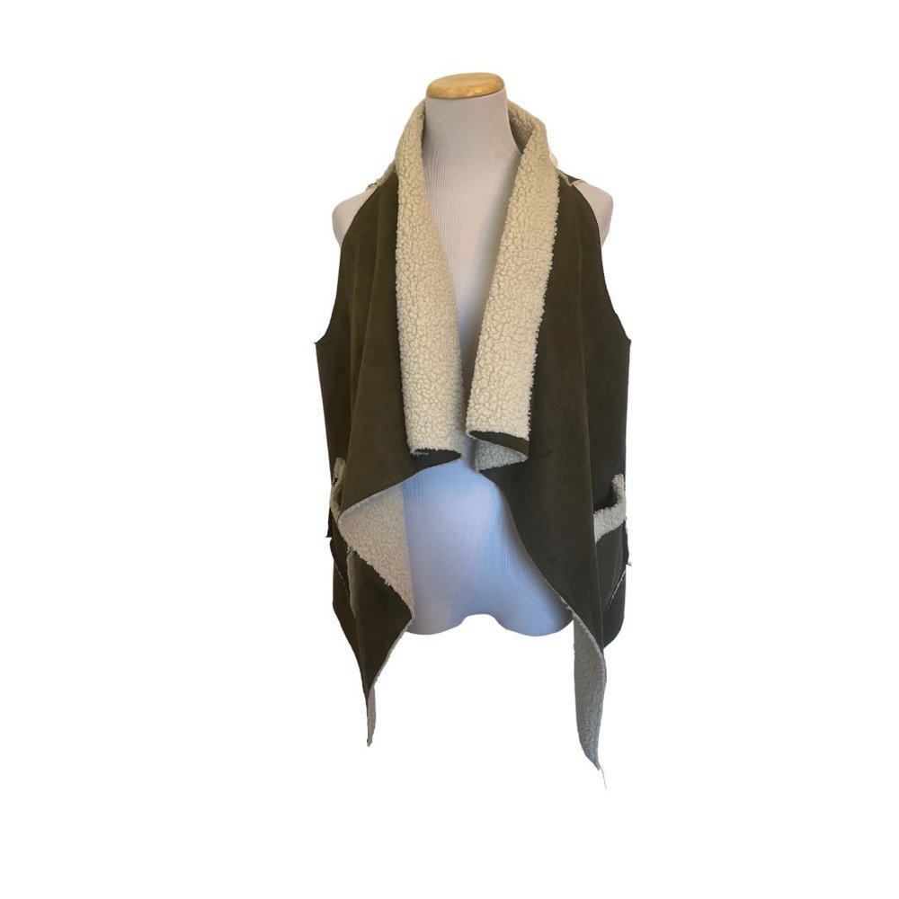 Ellie Kate Sherpa women's vest sz S